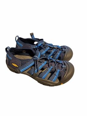 Keen Navy with Bright Blue Webbing Outdoor Sandals
